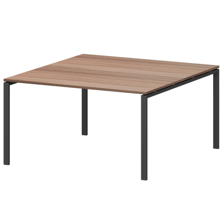 Стол переговорный на металлокаркасе Арго-М АМП-002.123 1200x1236x760 (Темный шимо/Антрацит)