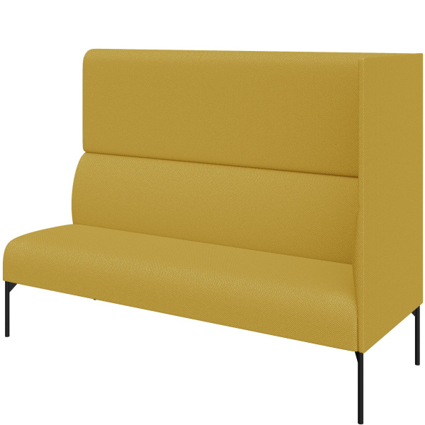 Диван Бридж. Модуль 3-местный левый высокий. (Модуль 3-местный левый высокий sweet_yellow)