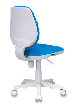 Кресло детское CH-W213 голубой TW-55 крестов. пластик пластик белый (Голубой)