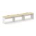 Рабочая станция 1 сторонняя SN-D.ORS-052 (3540х800х750) (Тиквуд Светлый/Антрацит)