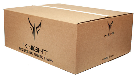 Кресло игровое Knight Outrider черный Light-20 с подголов. крестов. металл (Черный)