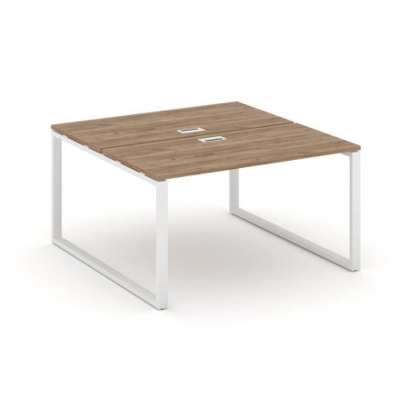Рабочая станция 2-х сторонняя SN-6O.DRS-022 (1180х1632х750) (Дуб Табак/Металл Белый)