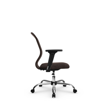 Кресло для руководителя Метта SU-Mr-4(Vivaldi)/подл.200/осн.006 (Темно-коричневый)