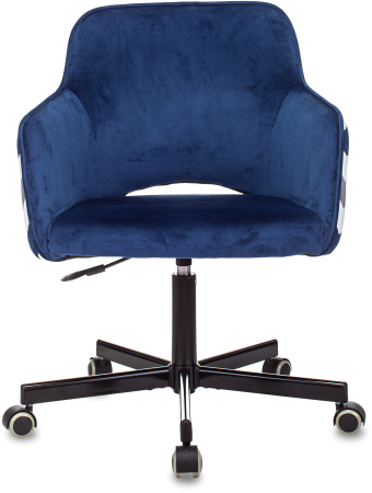 Кресло CH-380M сапфировый Italia 17 зигзаг крестов. металл (Синий)