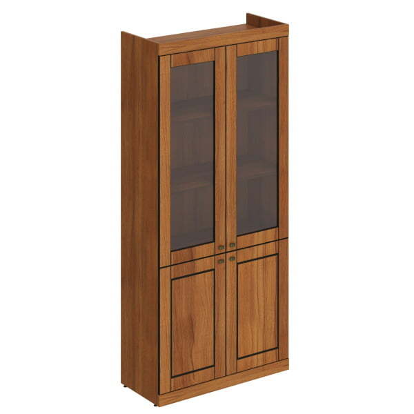 Шкаф для документов Larex LHC 90.2 900x400x2010 (Орех Тироли)