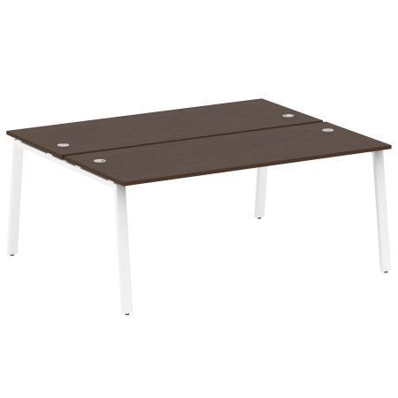 Рабочая станция Metal System Style БА.РАС-СП-2.5 1800x1475x750 (Венге Цаво/Белый металл)