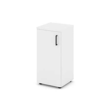 Шкаф низкий узкий SN.STU-301(L) (400х400х833) (Белый)