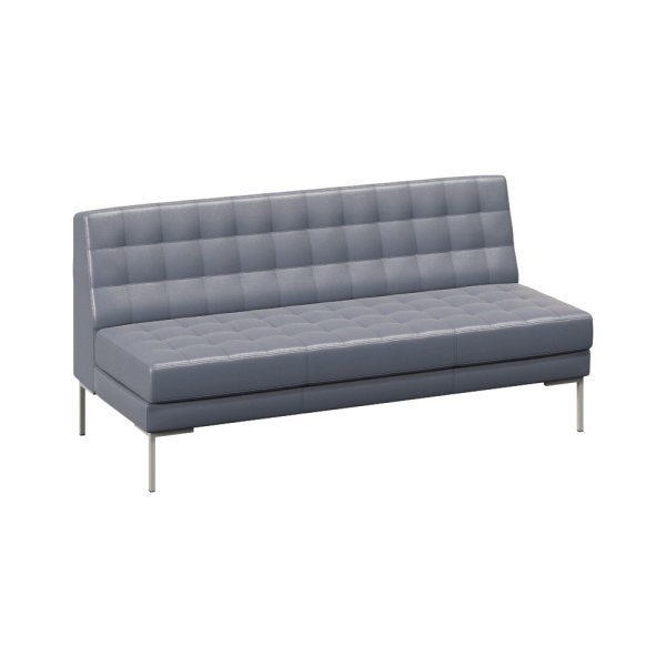 Диван без подлокотников трехместный FR-D-03 (Oregon 17/Металл Серый)