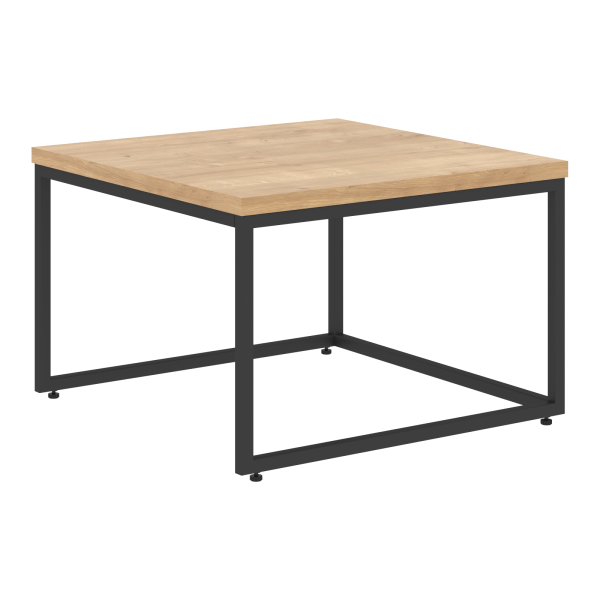 Стол журнальный LOFTIS LCT 6060 600х600х400 (Дуб БофордЧерный)