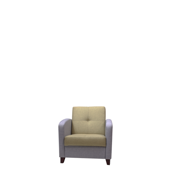 Кресло офисное Модена (М-56) (Бежевый/серый)