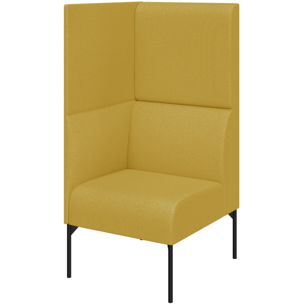 Диван Бридж. Модуль 1-местный правый высокий. (Модуль 1-местный правый высокий sweet_yellow)