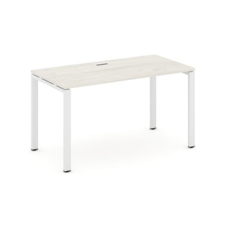 Стол письменный SN-6P.SP-013 (1380х700х750) (Дуб Наварра/Металл Белый)