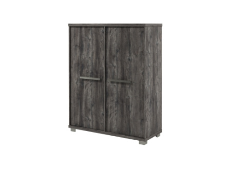 Шкаф двухсекционный с гардеробом Vestar Z-32-02 1232x500x1538 (Сосна Пасадена/Бетон Чикаго)