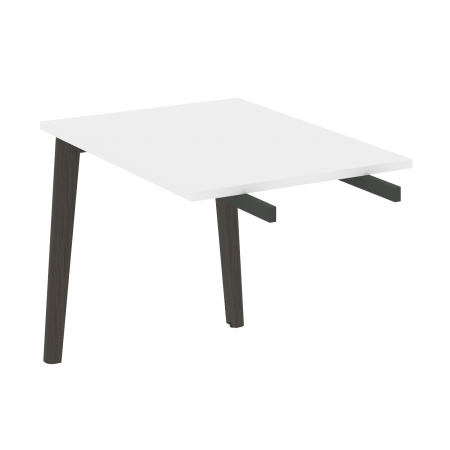 Брифинг-приставка на деревянных опорах Onix Wood Direct OW.BR-9 980x720x750 (Белый Бриллиант/Дуб Темный)