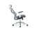 Кресло офисное / Имидж gray / белый пластик / серая сетка / серая ткань (Серый)