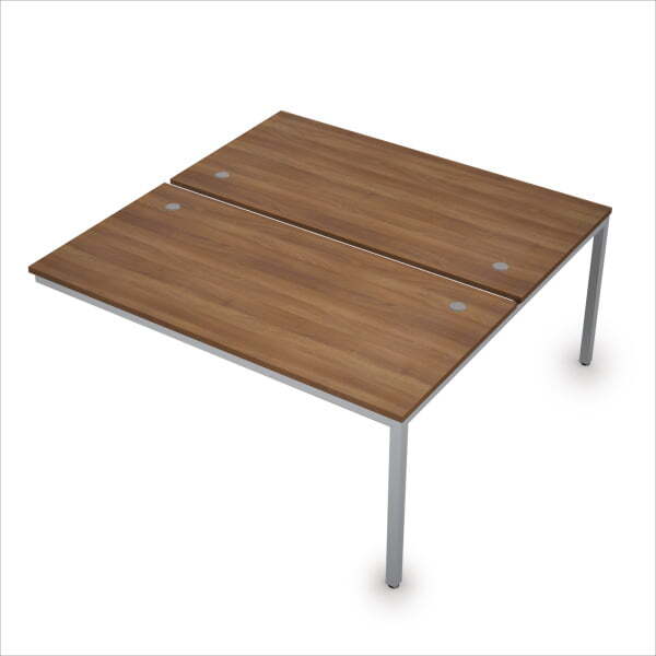 6МБК.284 Сдвоенные бенч-системы, конечный модуль (1600x1635x750) (Шамони темный/Алюминий матовый)