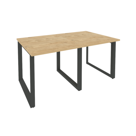 Стол переговорный Onix O.MO-PRG-2.0 1560x980x750 (Тиквуд Светлый/Черный металл)