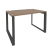 Стол рабочий на О-образном м/к Onix O.MO-SP-2.8 1180x800x750 (Тиквуд Темный/Белый Металл)