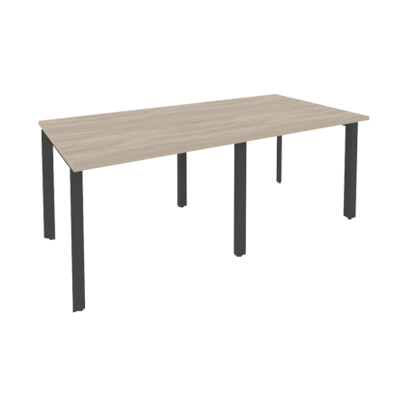 Стол переговорный Onix O.MP-PRG-2.1 1960x980x750 (Дуб Аттик/Черный металл)