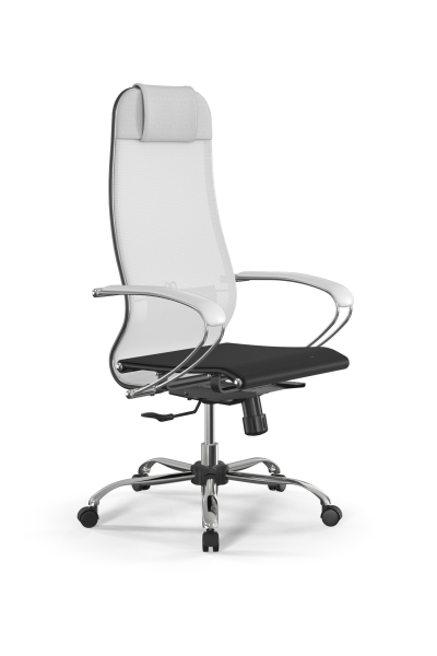 Кресло для руководителя Метта SynchroSit 10 B1-104K - T /Um00/Nb00/K1cL(M20.B21.G20.W02) (Белый)