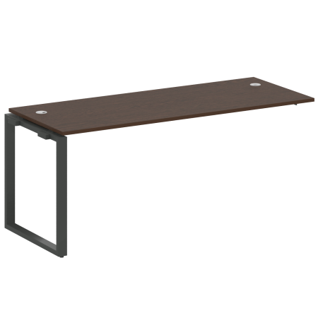 Проходной наборный элемент рабочей станции Metal System Style БО.ПРС-СП-1.5 1800x720x750 (Венге Цаво/Антрацит металл)