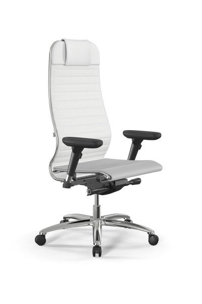 Кресло для руководителя Метта Samurai L1-3D - Infinity /Uc02/Nc02/D13P(M26.B31.G20.W03) (Белый)