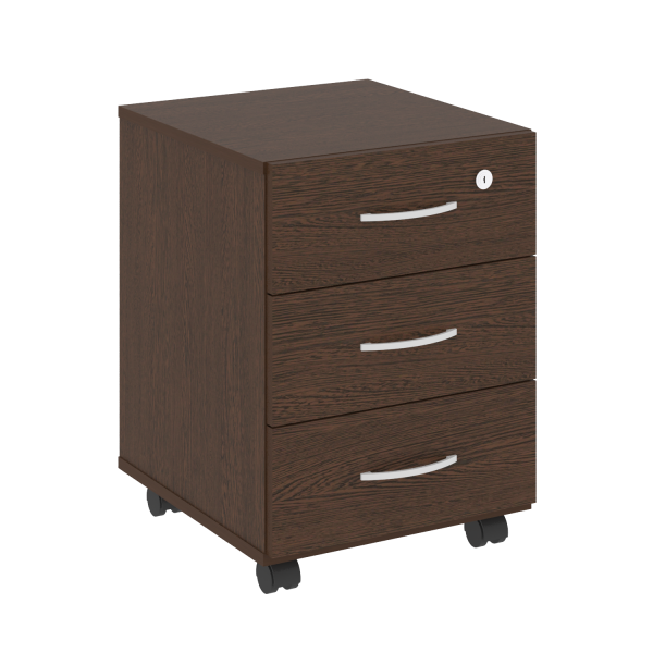 Тумба подкатная 3 ящ. Nova S В.ТМ3 407x439x556 (Венге Цаво)