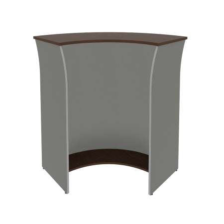 Стойка угловая Riva А.РС-5 950x950x1150 (Венге-Металлик)