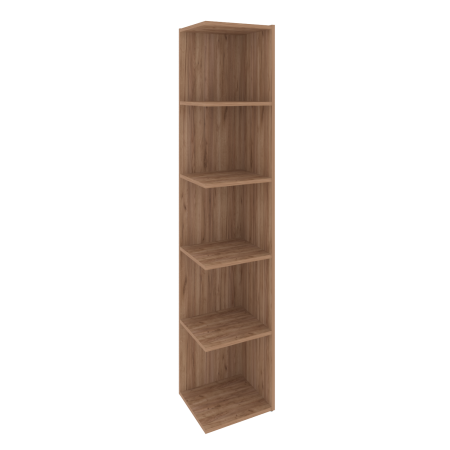 Модуль приставной 5 ячеек Locker Plus LK.PM-5 390x350x1983 (Дуб Табак)