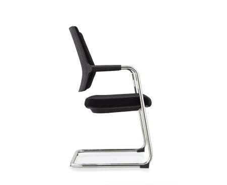 Стайл 1 CF / хром / черная сетка / черная ткань (Черный)