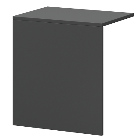 Накладка для стойки Ресепшн А-651 510x380x560 (Графит)