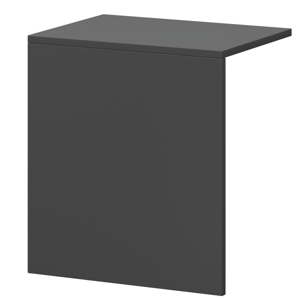 Накладка для стойки Ресепшн А-651 510x380x560 (Графит)