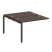 Проходной наборный элемент рабочей станции Metal System Style БП.ПРС-СП-2.2 1200x1475x750 (Дуб Наварра/Серый металл)
