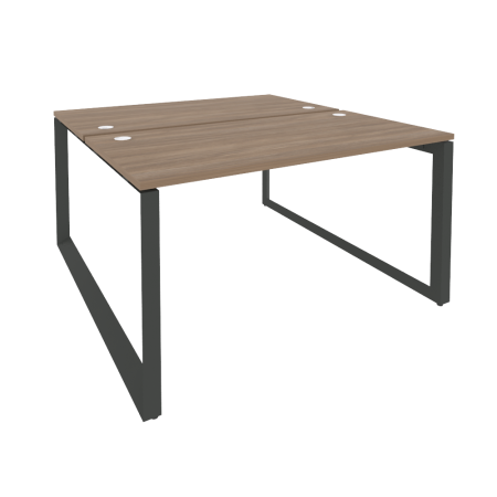 Рабочая станция на О-образном м/к Onix O.MO-D.RS-2.3.7 1380x1475x750 (Дуб Аризона/Черный металл)