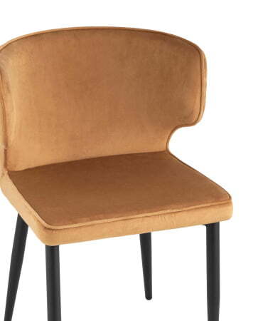 Стул Матео велюр терракотовый (Стул Матео терракотовый)