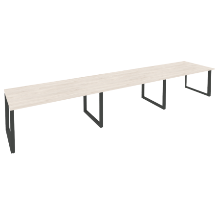 Стол переговорный Onix O.MO-PRG-3.4 4740x980x750 (Денвер Светлый/Черный металл)