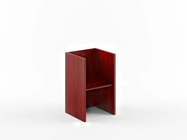 Стеллаж без верха и низа Born В-411 475x435x770 (Бургунди)