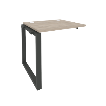 Наборный элемент рабочей станции на О-образном м/к Onix O.MO-1.NRS-0.7 780x720x750 (Дуб Аттик/Черный металл)