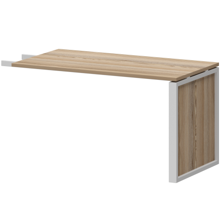 Конференц-приставка Аргентум-М НТМ-735 1350x730x750 (Дуб сафари/Металлик)