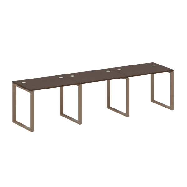 Рабочая станция Metal System Style БО.СМ-3.1 3000x720x750 (Венге Цаво/Мокко металл)