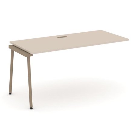 Наборный элемент рабочей станциии ES.1.NRS-4-LK (1580х730х750) (Капучино/Металл Латте)
