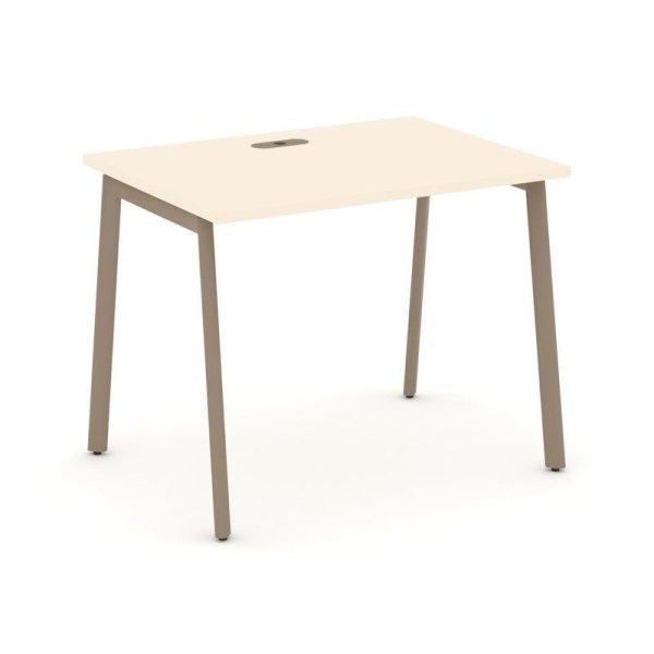 Стол рабочий ES.SP-1-LP (980х730х750) (Сатин/Металл Латте)