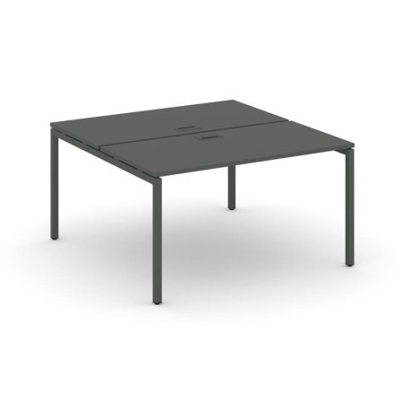 Рабочая станция 2-х сторонняя SN-4P.DRS-011 (980х1432х750) (Антрацит/Металл Антрацит)