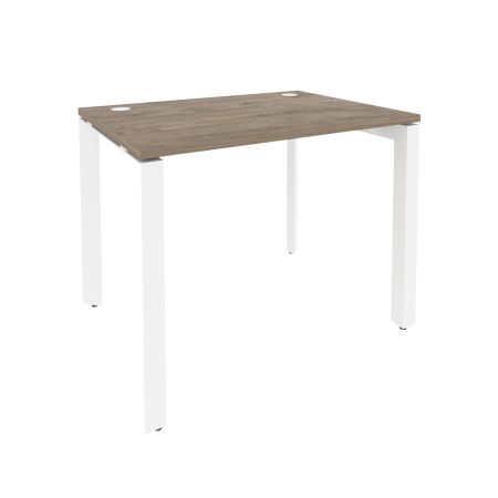 Стол рабочий на П-образном м/к Onix O.MP-SP-1.7 980x720x750 (Тиквуд Темный/Белый Металл)