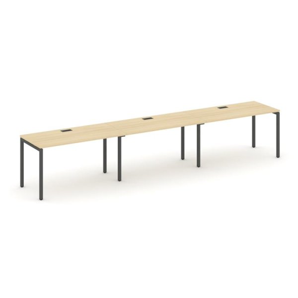 Рабочая станция 1 сторонняя SN-4P.ORS-032 (3540х600х750) (Акация Лорка/Металл Антрацит)