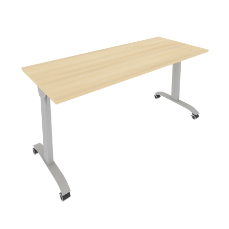 Стол складной мобильный Mobile system СМ-6 1600x650x757 (Акация Лорка/Серый металл)