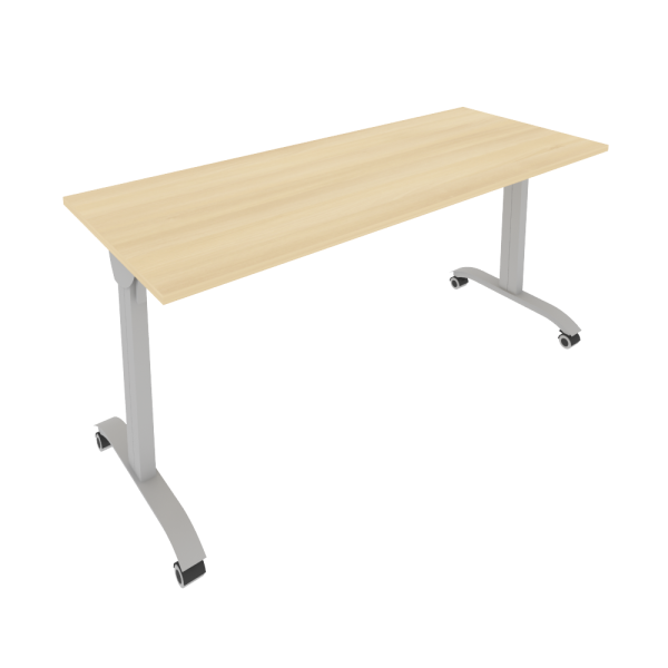 Стол складной мобильный Mobile system СМ-6 1600x650x757 (Акация Лорка/Серый металл)