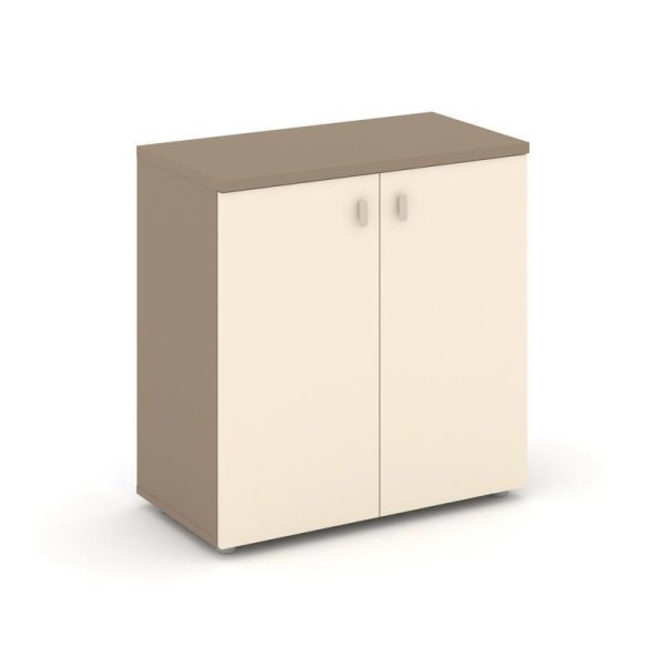 Шкаф низкий широкий ES.ST-3.1 (800х420х823) (Латте/Сатин)