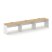 Рабочая станция 1 сторонняя SN-D.ORS-052 (3540х800х750) (Тиквуд Светлый/Антрацит)