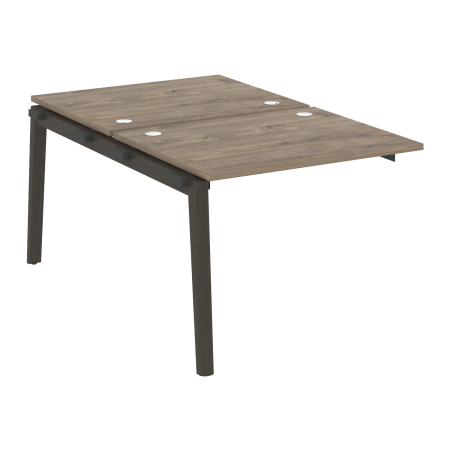 Наборный элемент рабочей станции на деревянных опорах Onix Wood OW.2.NRS-1.8 980x1635x750 (Тиквуд Темный/Дуб Темный)